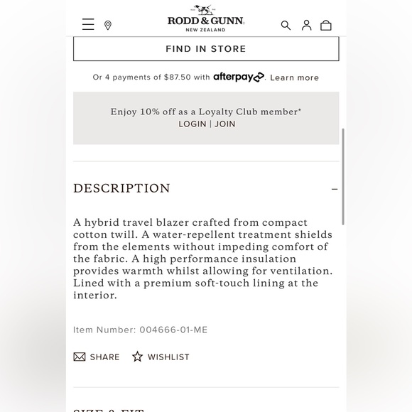 Rodd & Gunn Midnight Blue Winscombe Rain Travel Blazer - Picture 11 of 15